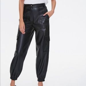 Faux cargo joggers